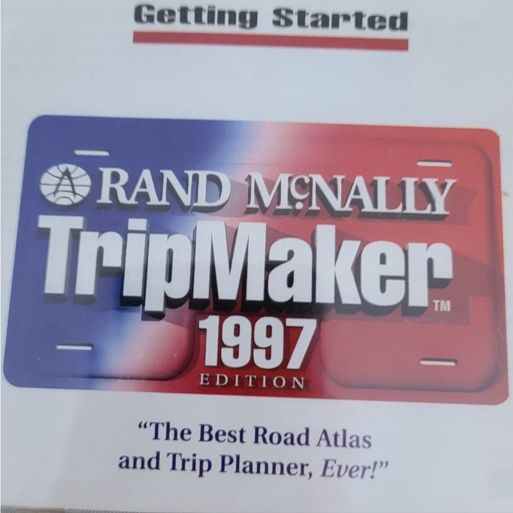 Rand McNally TripMaker 1997 Travel Planner CD